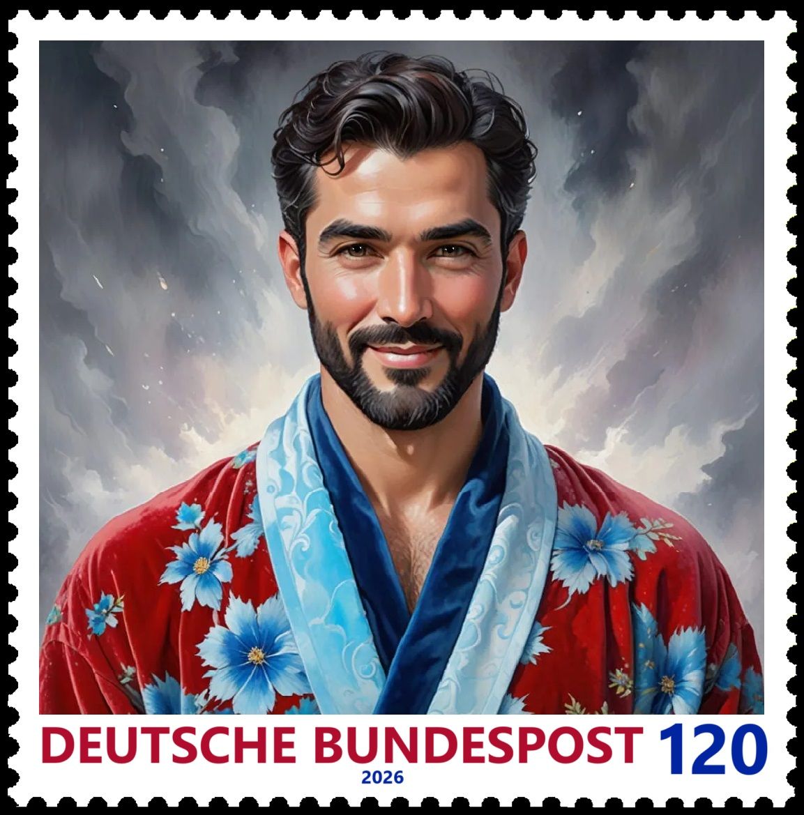 New Postage Stamp Series Celebrating Handsome Bearded Men