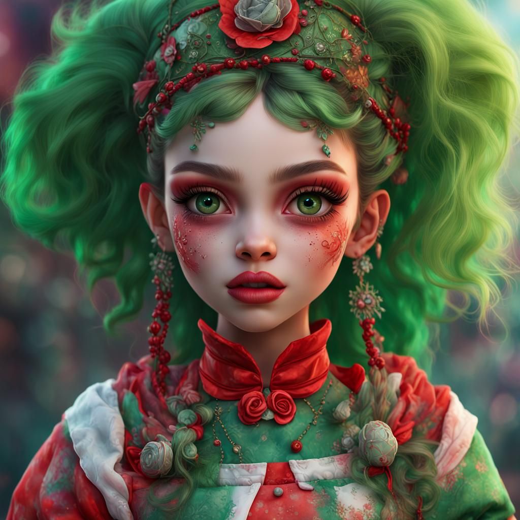 LOL Doll Greenie AI Generated Artwork NightCafe Creator lol-doll-greenie-ai-generated-artwork-nightcafe-creator