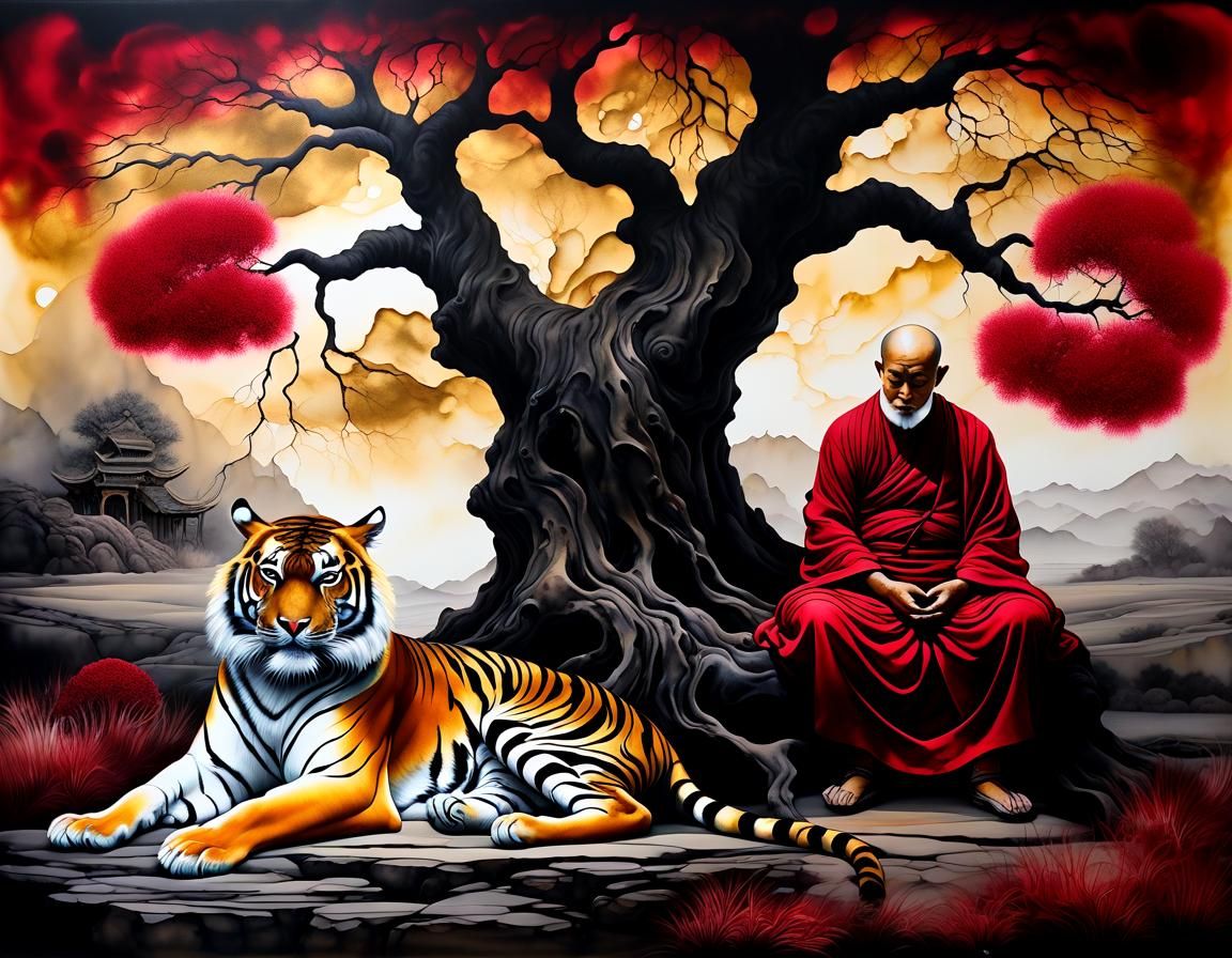 conquer your inner tiger  by @Fella Spears