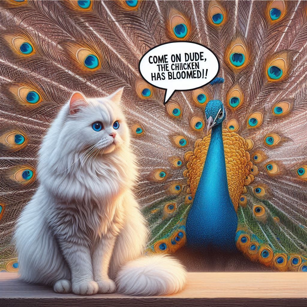 Come on dude, the chicken has bloomed!