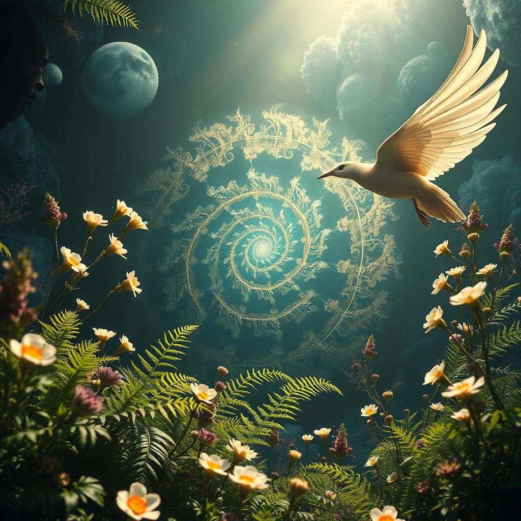 Math of the Universe  by @Tristyn Faith