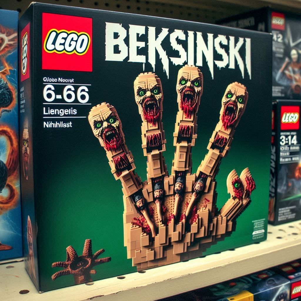 Zdzislaw Beksinski Lego Set, $23.99