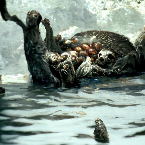otters and oysters