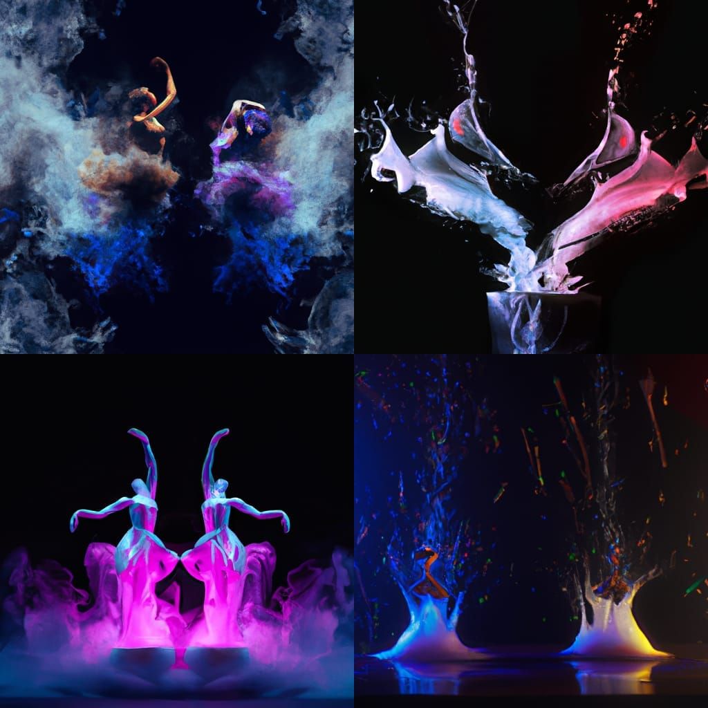 Breathing in unison dancing ballet in a music box life 8k re...
