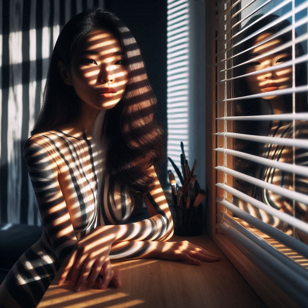 Striped and reflected