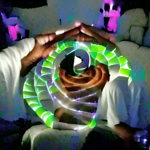 Futuristic Realm spiraling 14 credit video AI Generated Artwork NightCafe Creator