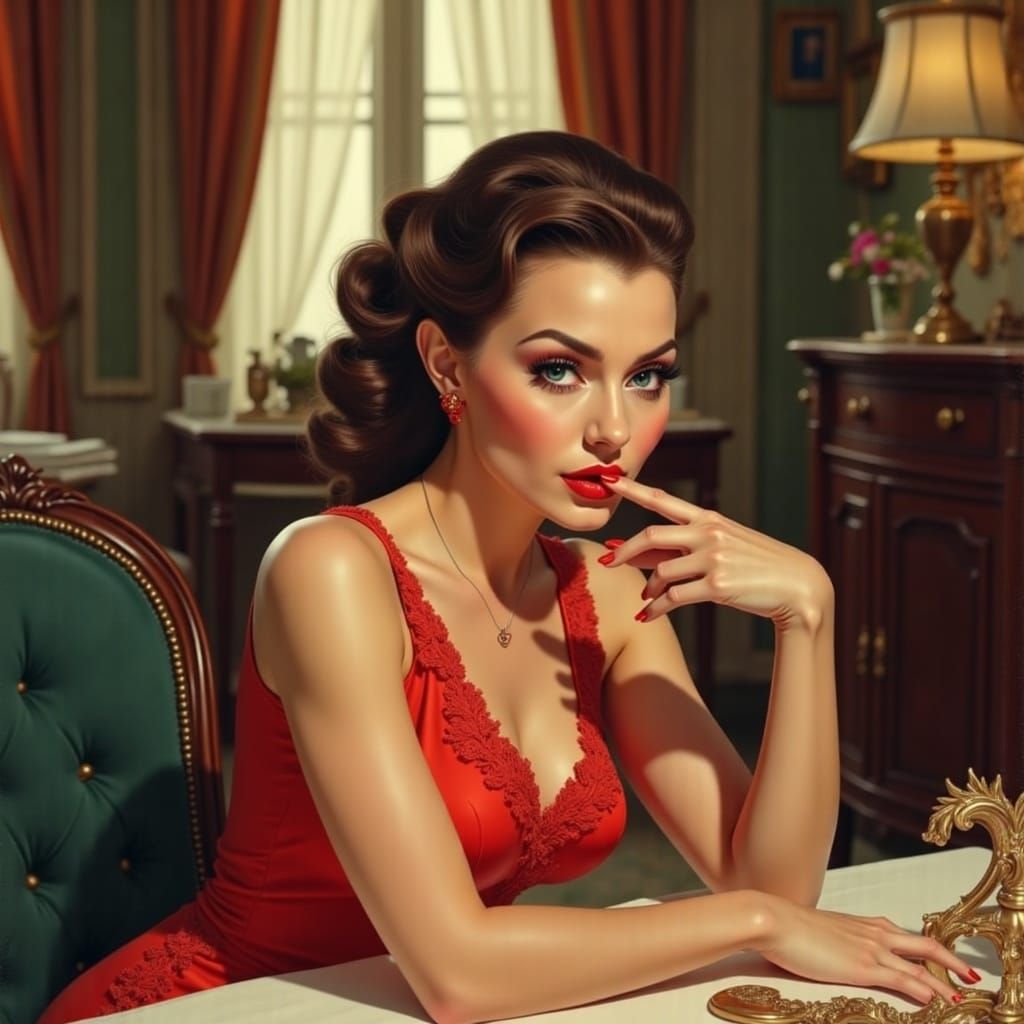 Monthly Pin-Up Print