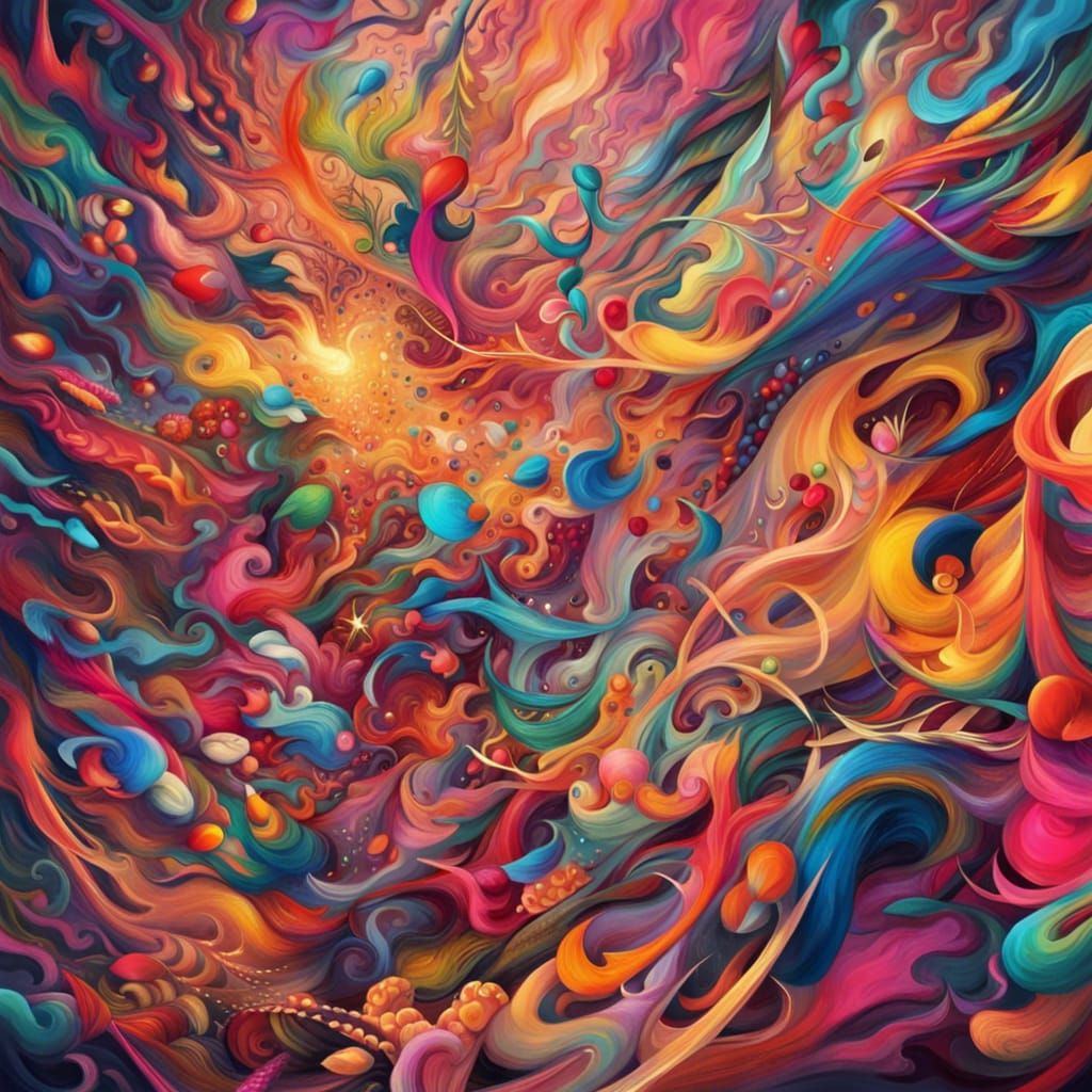 beautiful colorful chaos