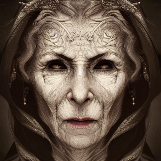 Ancient vampire lady  by @Drone fly