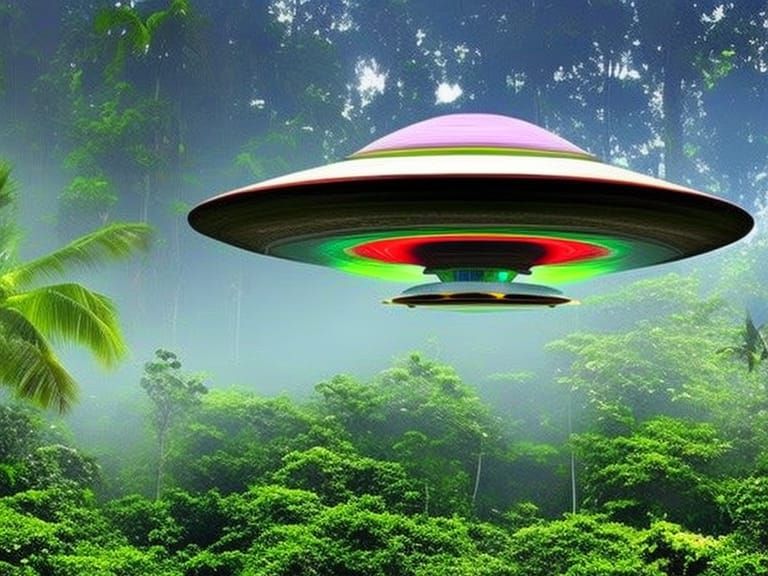 Jungle Saucer (#2)  by @Prophet 