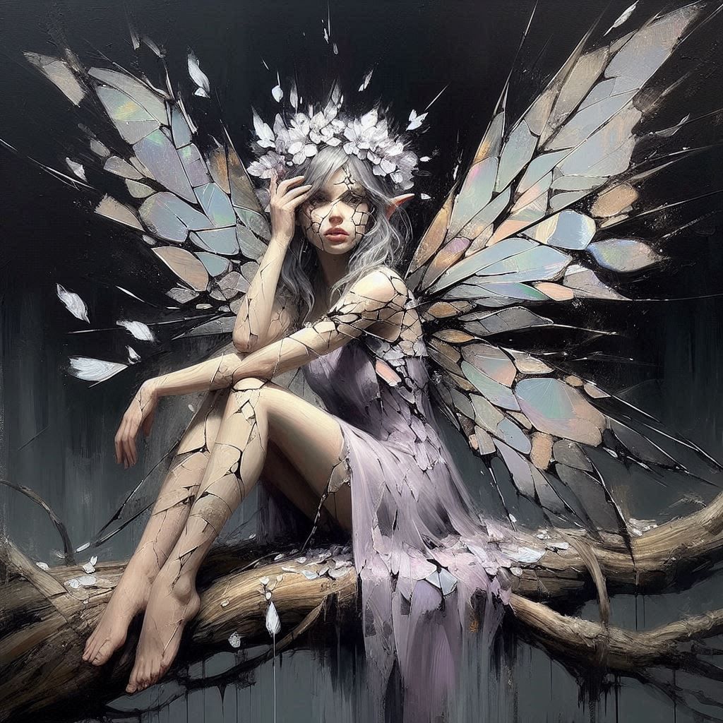 Shattering Wings  by @Bri-Bunny225