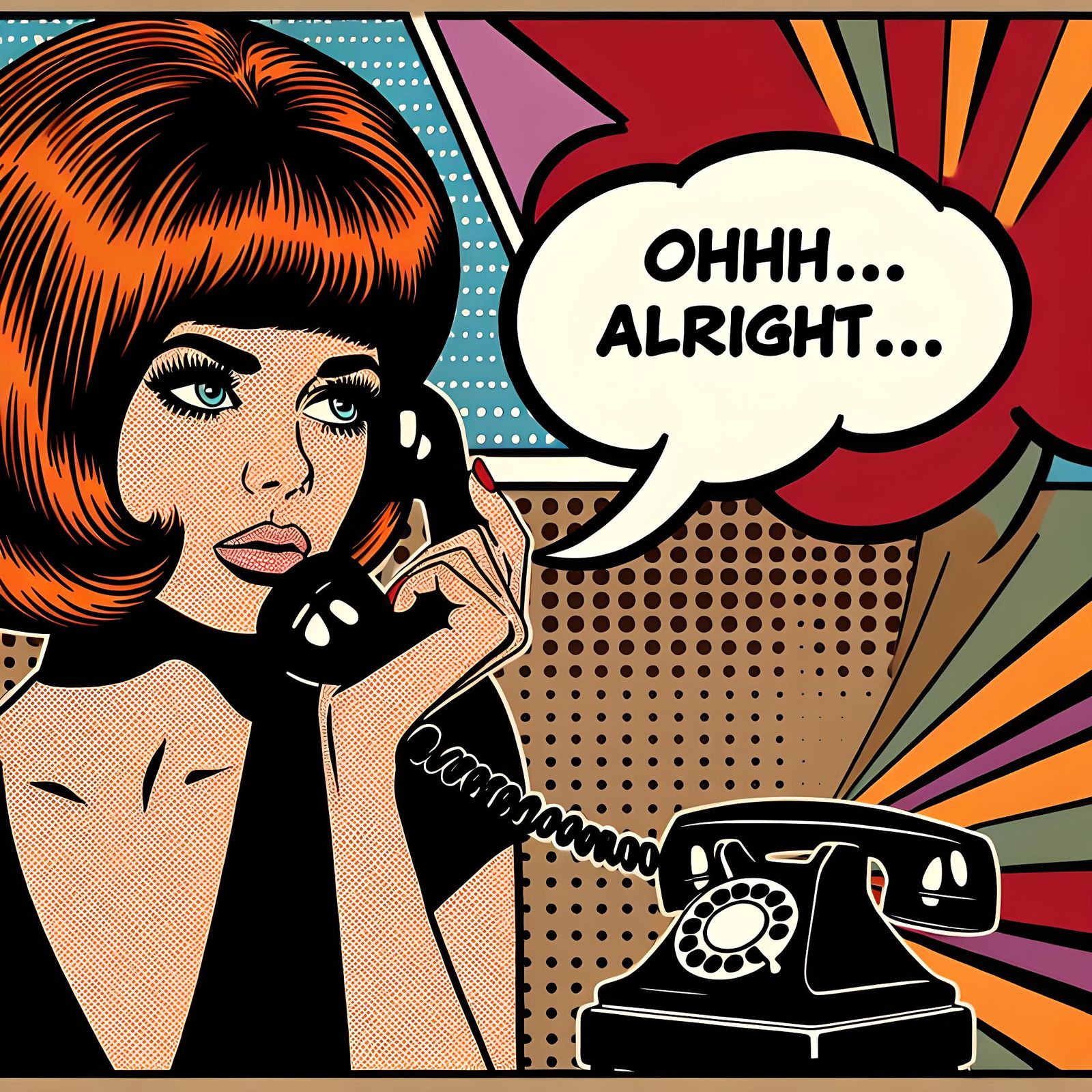  "Ohhh... Alright..." - Roy Lichtenstein's tribute  by @That cinema teacher