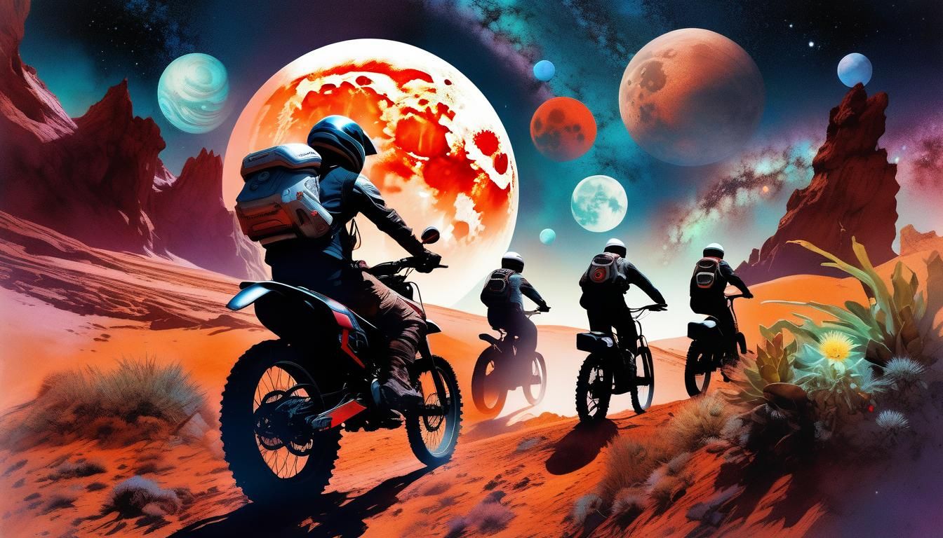 space biker  by @xxx