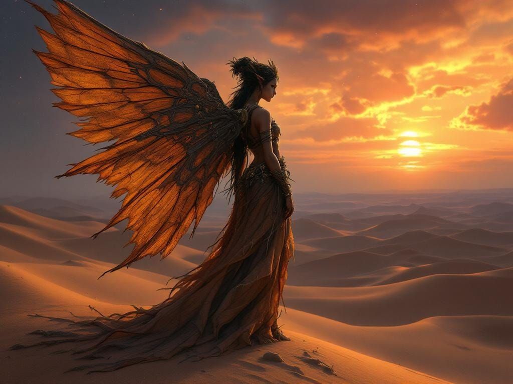 The Ancient Desert Guardian Fairy  by @JxX