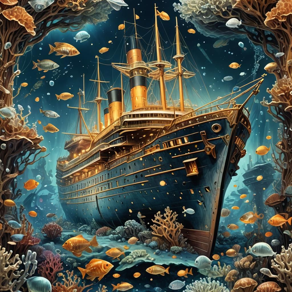 Titanic ship wreck