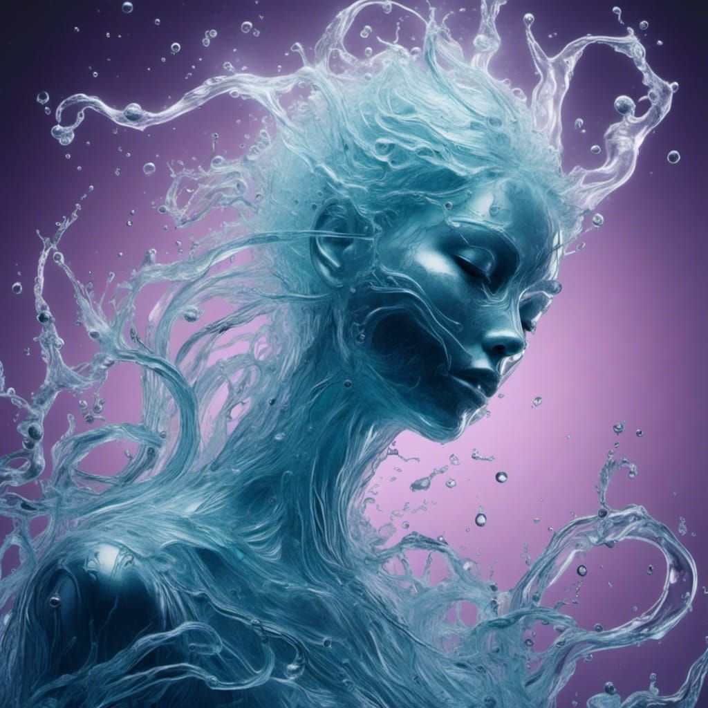 <lora:Fluidity:1.0> A water ghost, 👻