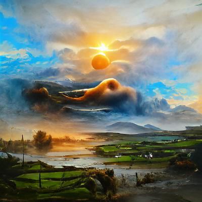 Sunrise in Irlandia