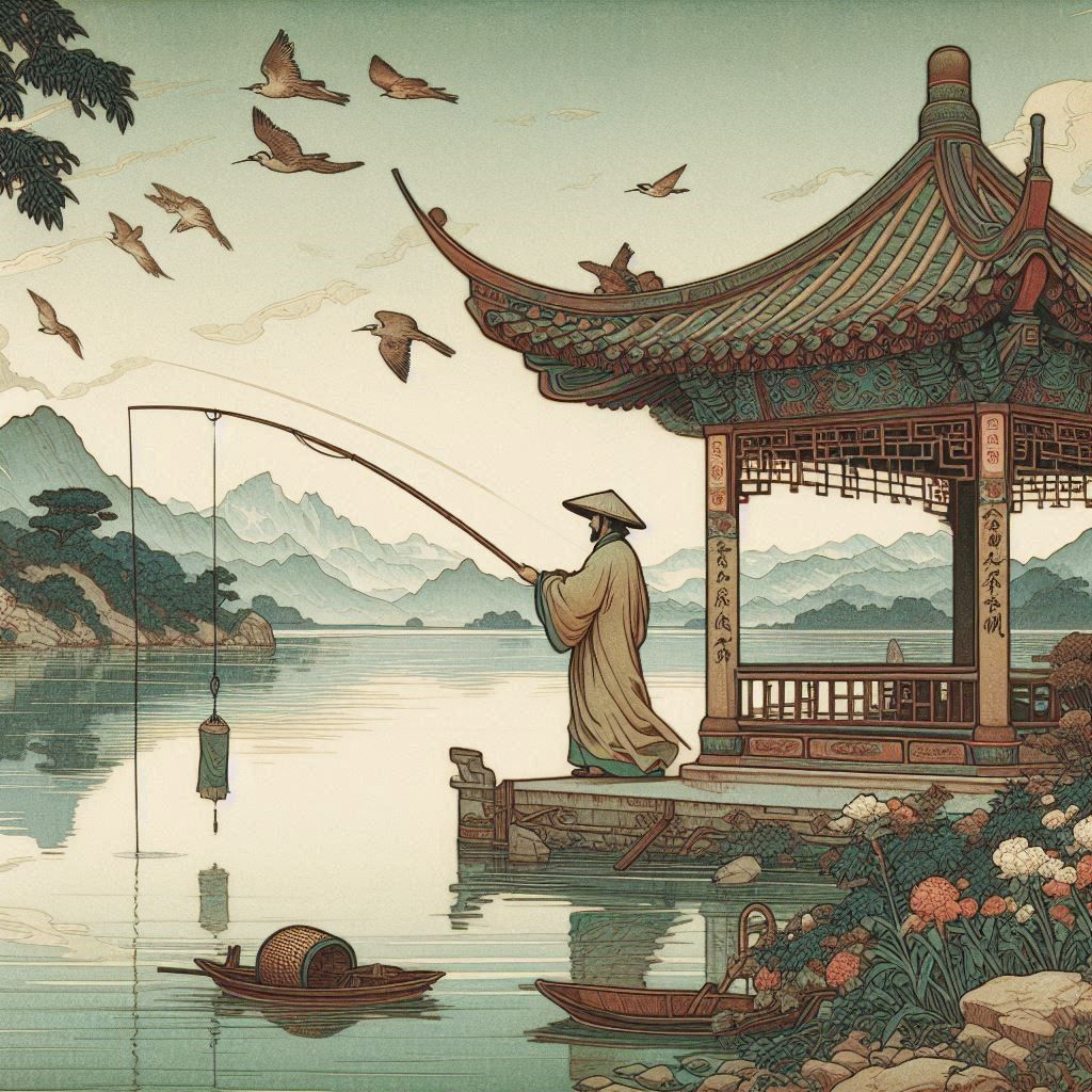 Fishing  by @zephyrael