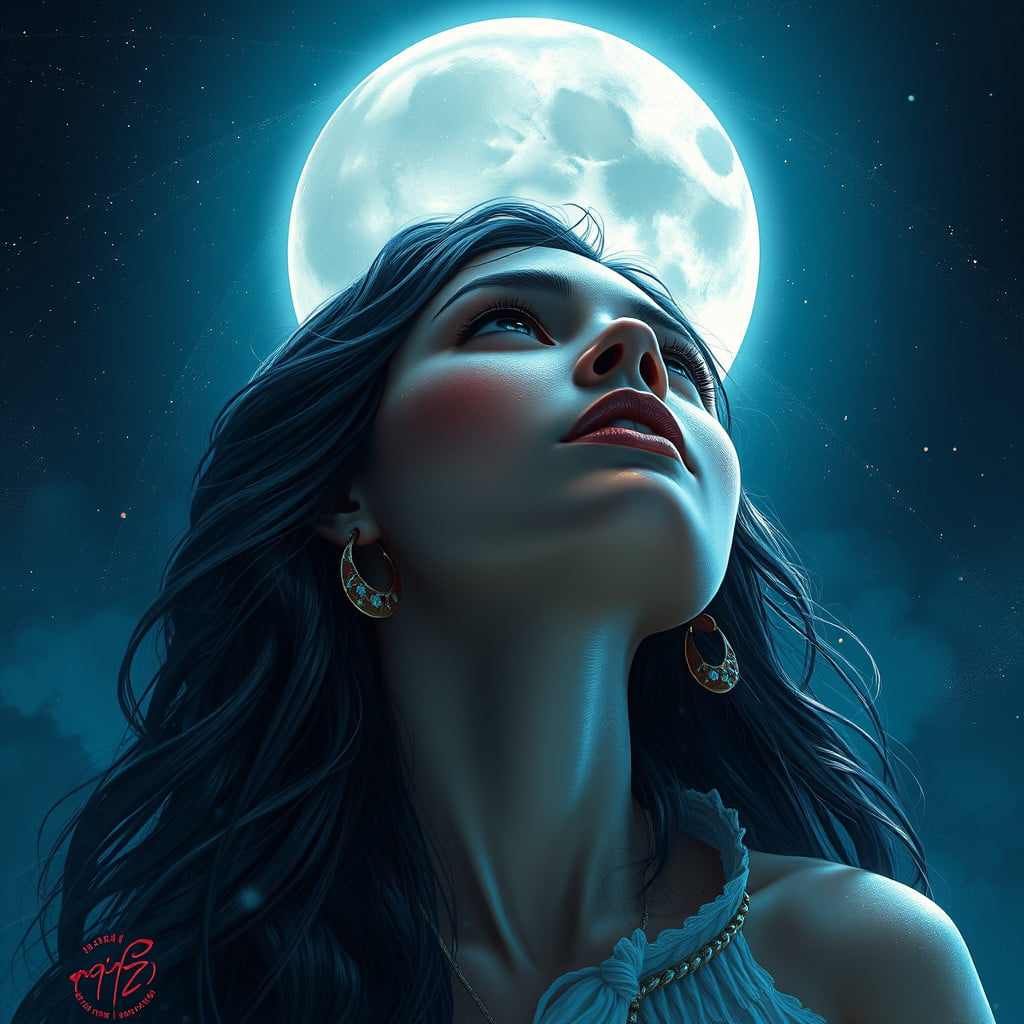 Talking to the moon 🌚