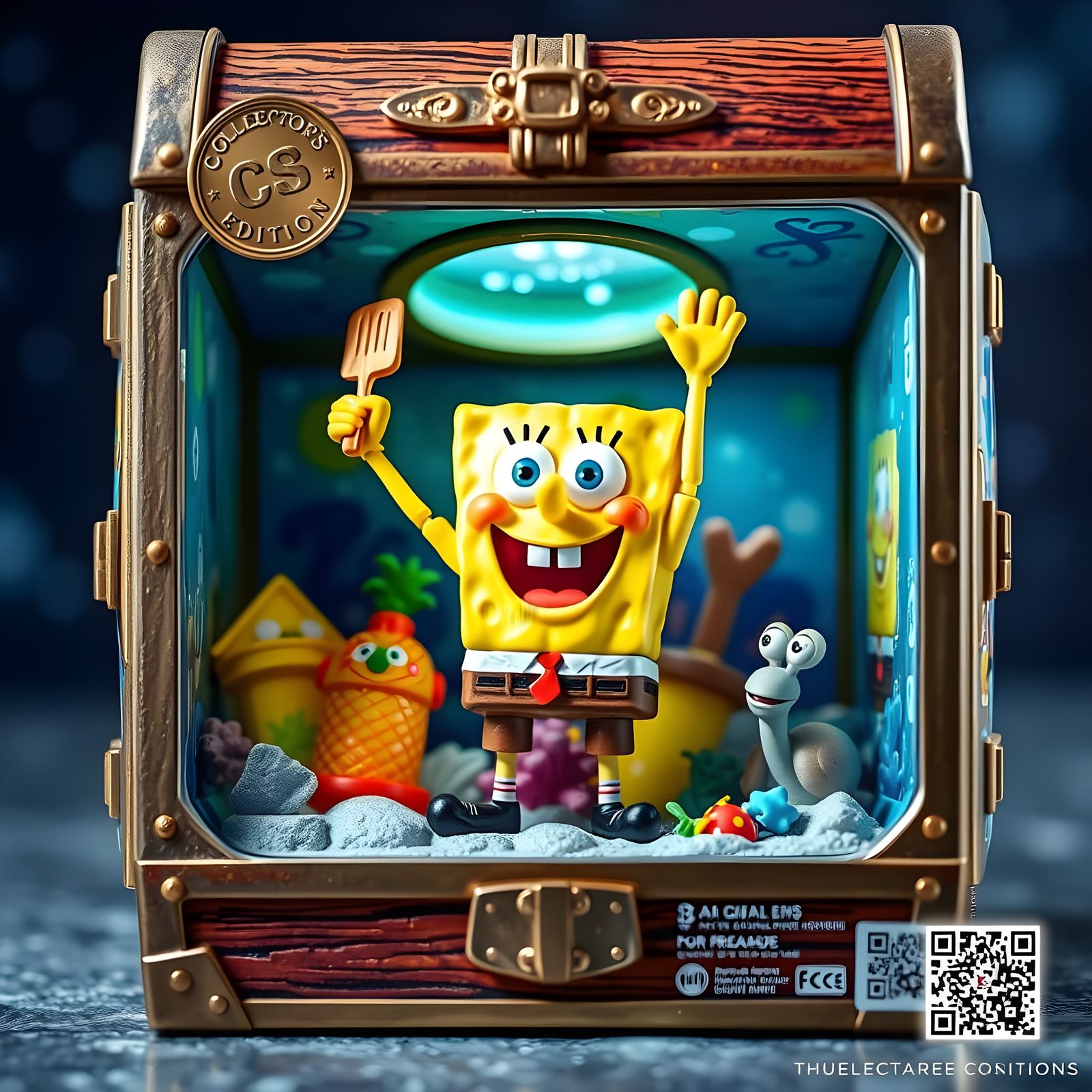 Bob Esponja – Operação Fenda do Biquíni 🧽💎📦  by @Layane