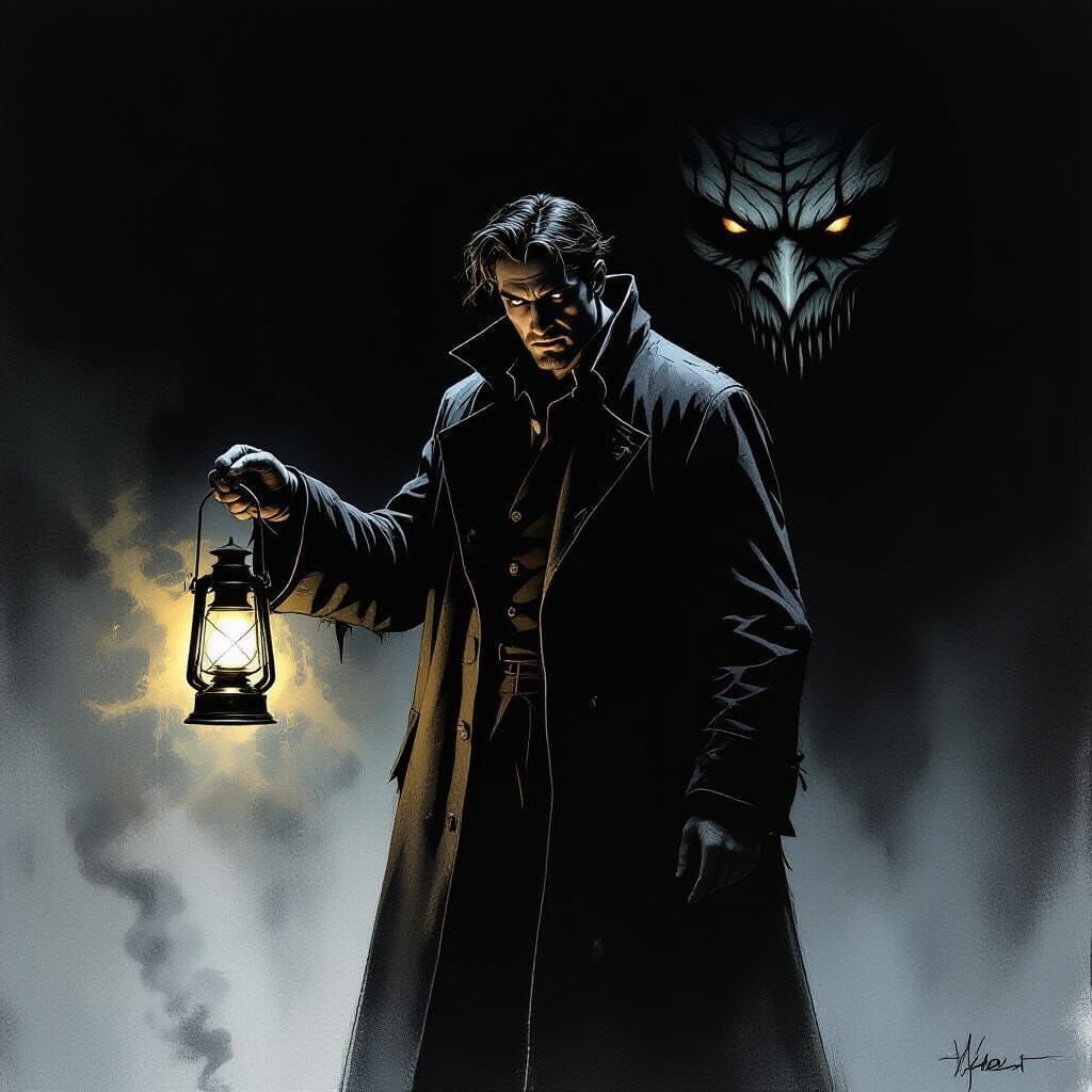 What slumbers in the dark