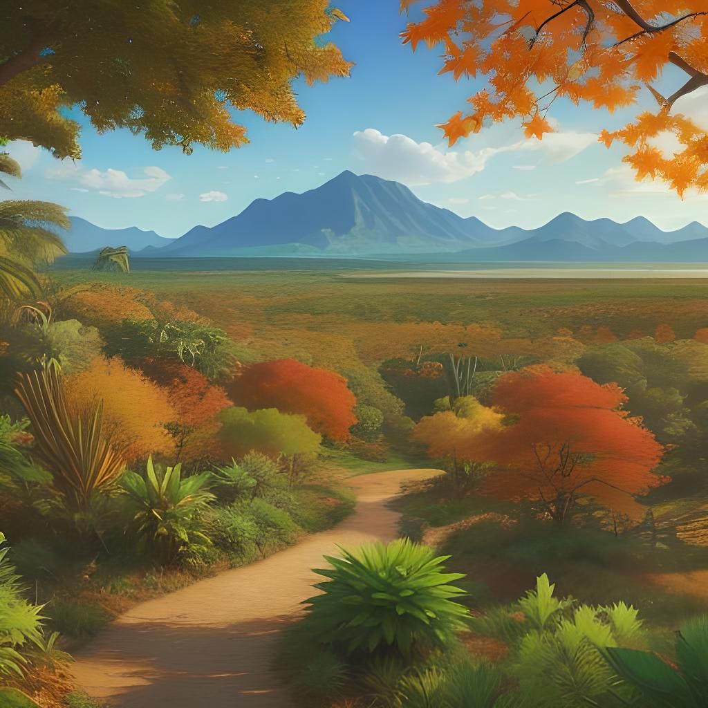 Nature Icons in Minimalist Style