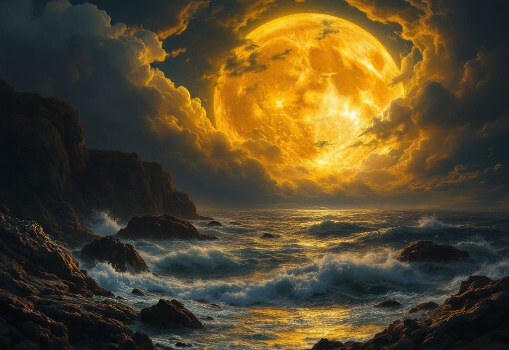 The Harvest Moon   by @Rachael of Mandalore