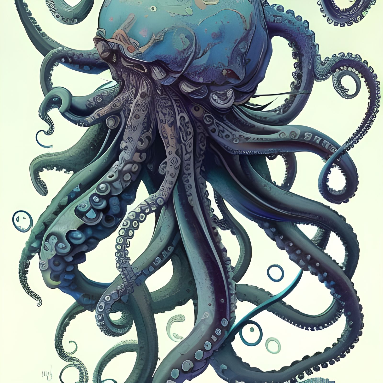 Octopus 137 - AI Generated Artwork - NightCafe Creator