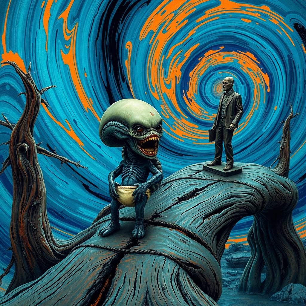 Chibi Xenomorph's Torment on Twisted Bridge