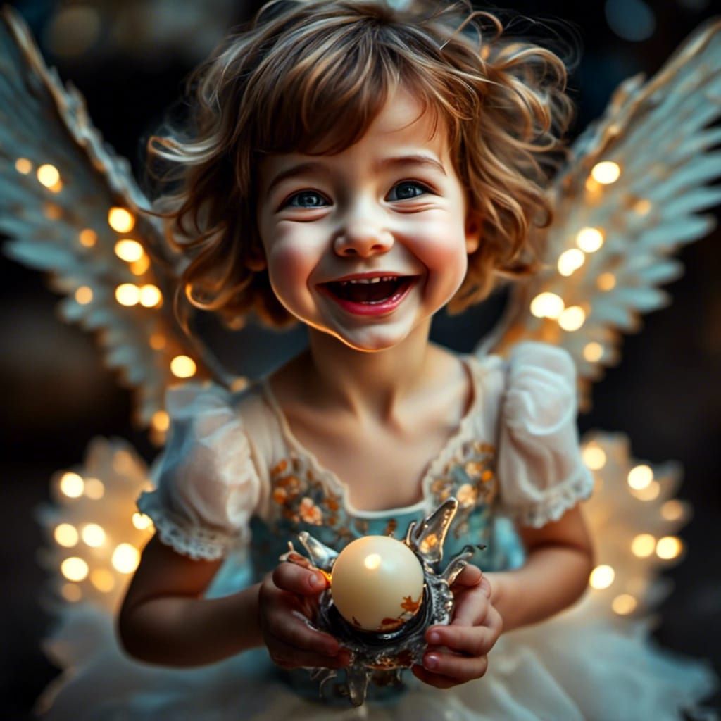  <lora:Giggling Angels:1.0>