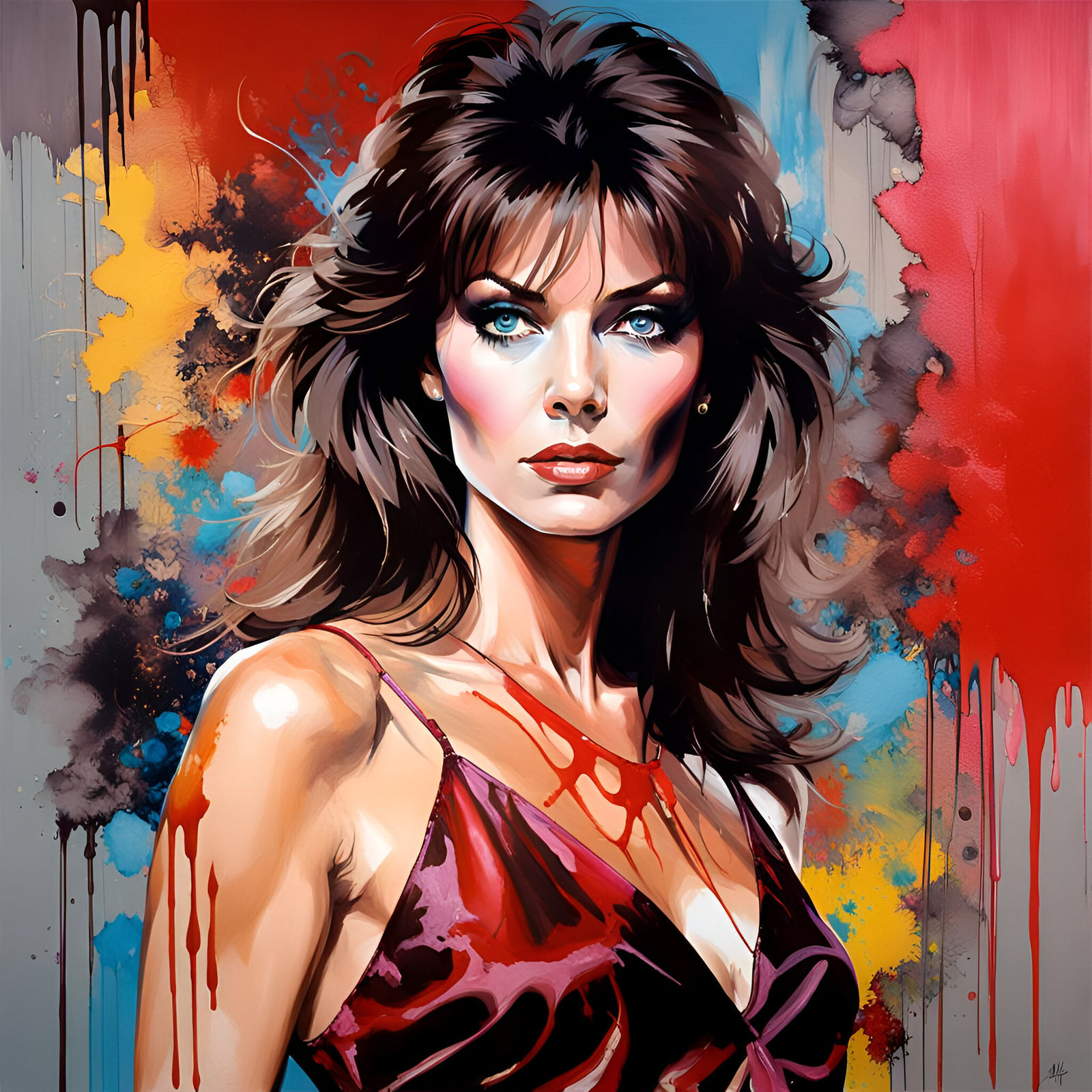 Victoria Principal 80s portrait
