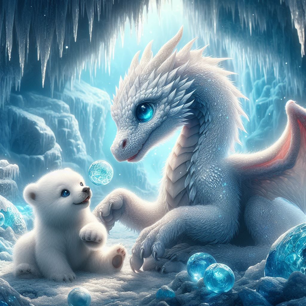 Dragon and polar bear 2