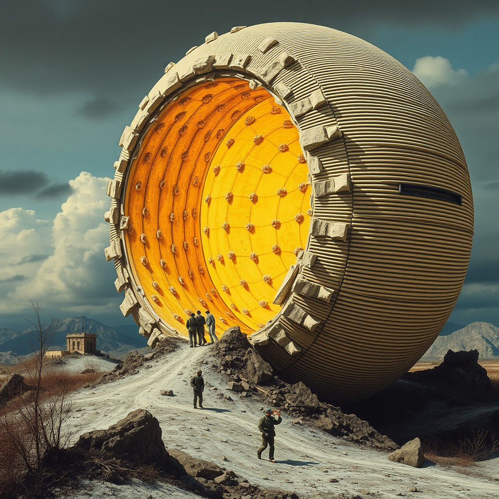 Surreal Extinction Megastorm Inspired by Dada and Surrealism