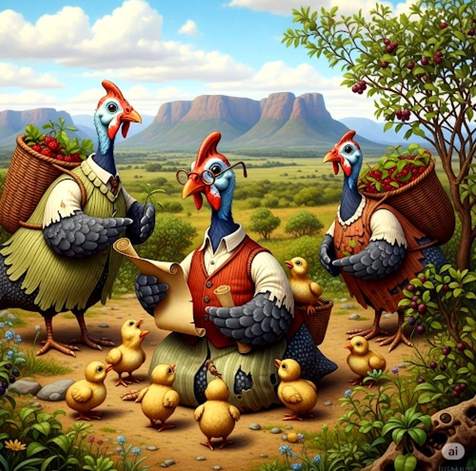 Animal Families: The GuineaFowls