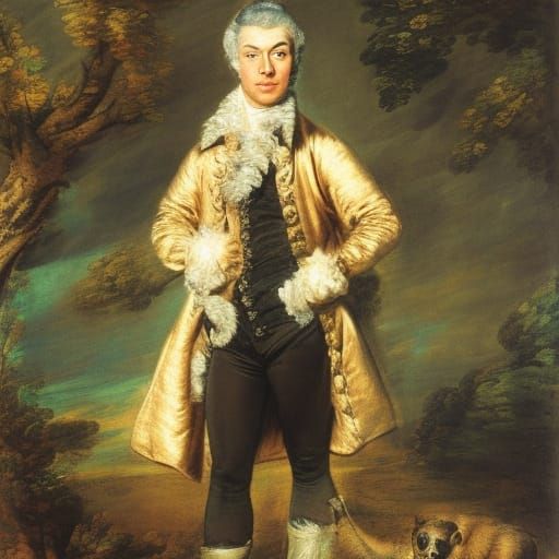 The beaver collar shines, fashionable gaiters shine - but yo...