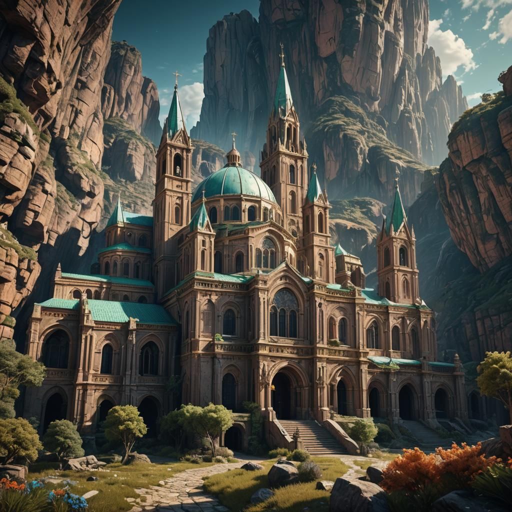 Catholic monastery on planet Uranus