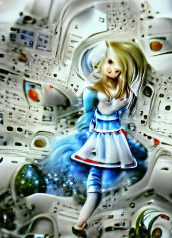 Alice in spaceship