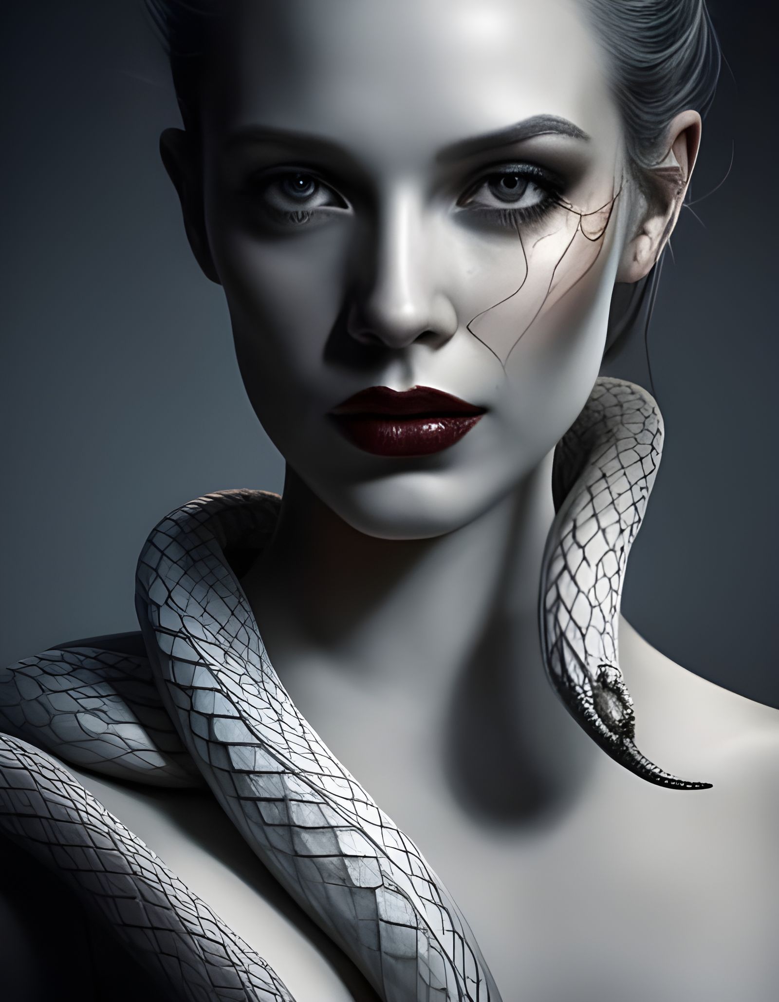 Snake Woman - AI Generated Artwork - NightCafe Creator