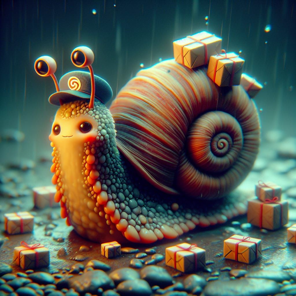 The mail is a little slow...  by @Rachel Rhoads