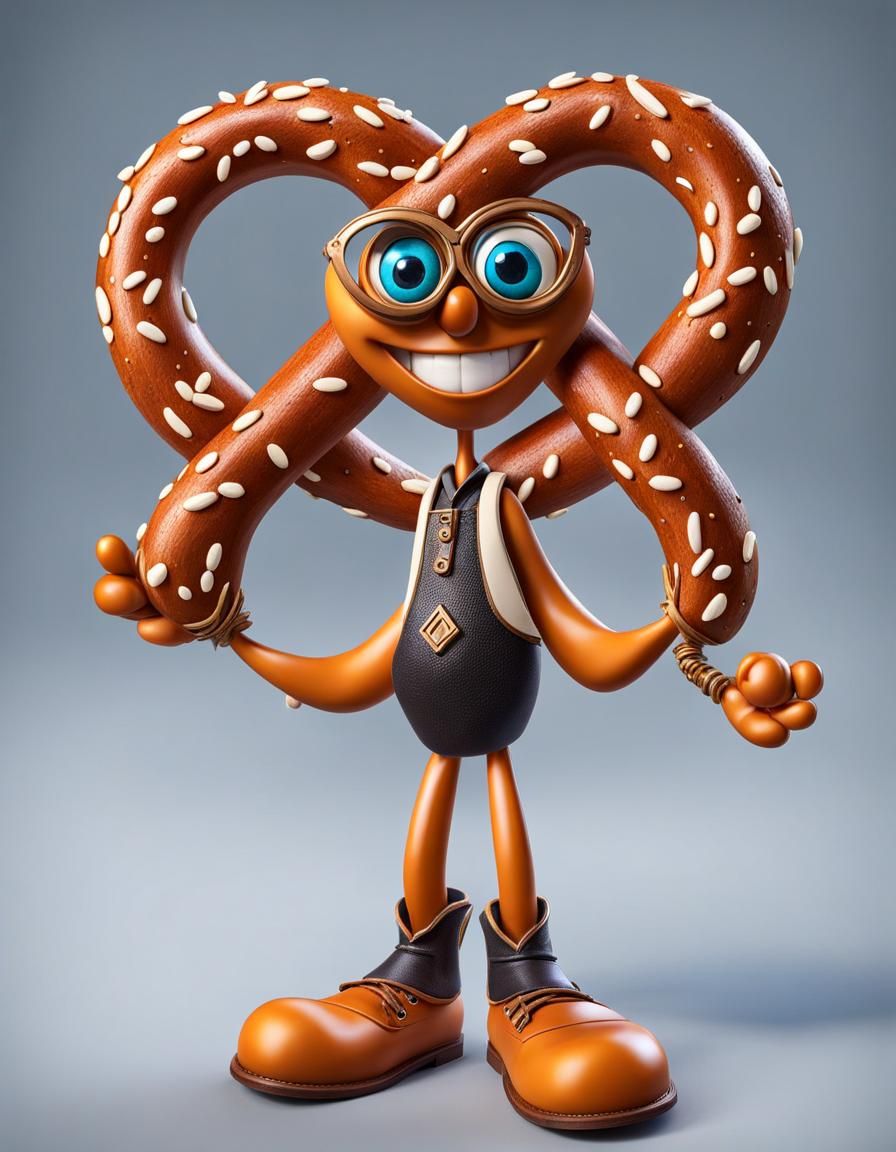 Mr. Pretzelman  by @FREEQ-AI