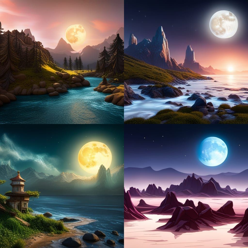Moon landscape