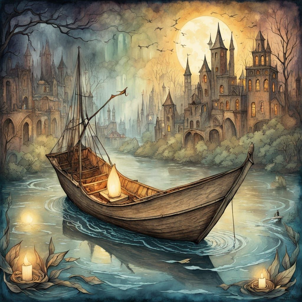 Light boat  by @Sjieny