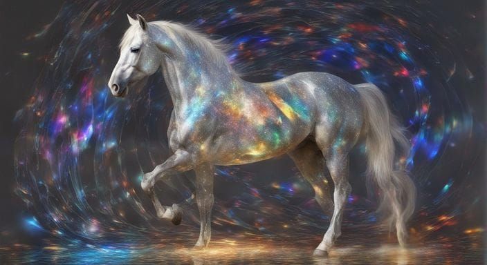 The beauty of a horse