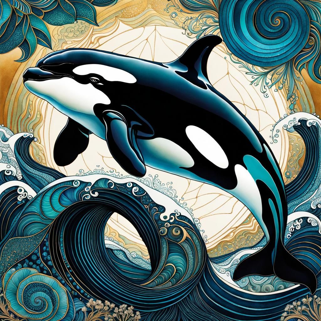 Queen Orca 🌊 - Ai Generated Artwork - Nightcafe Creator