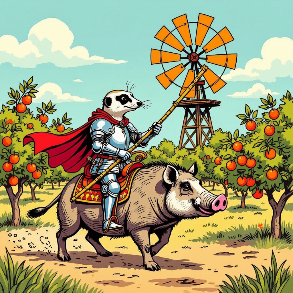 The return of Don Meerxote of Lemoencha  by @Charlie