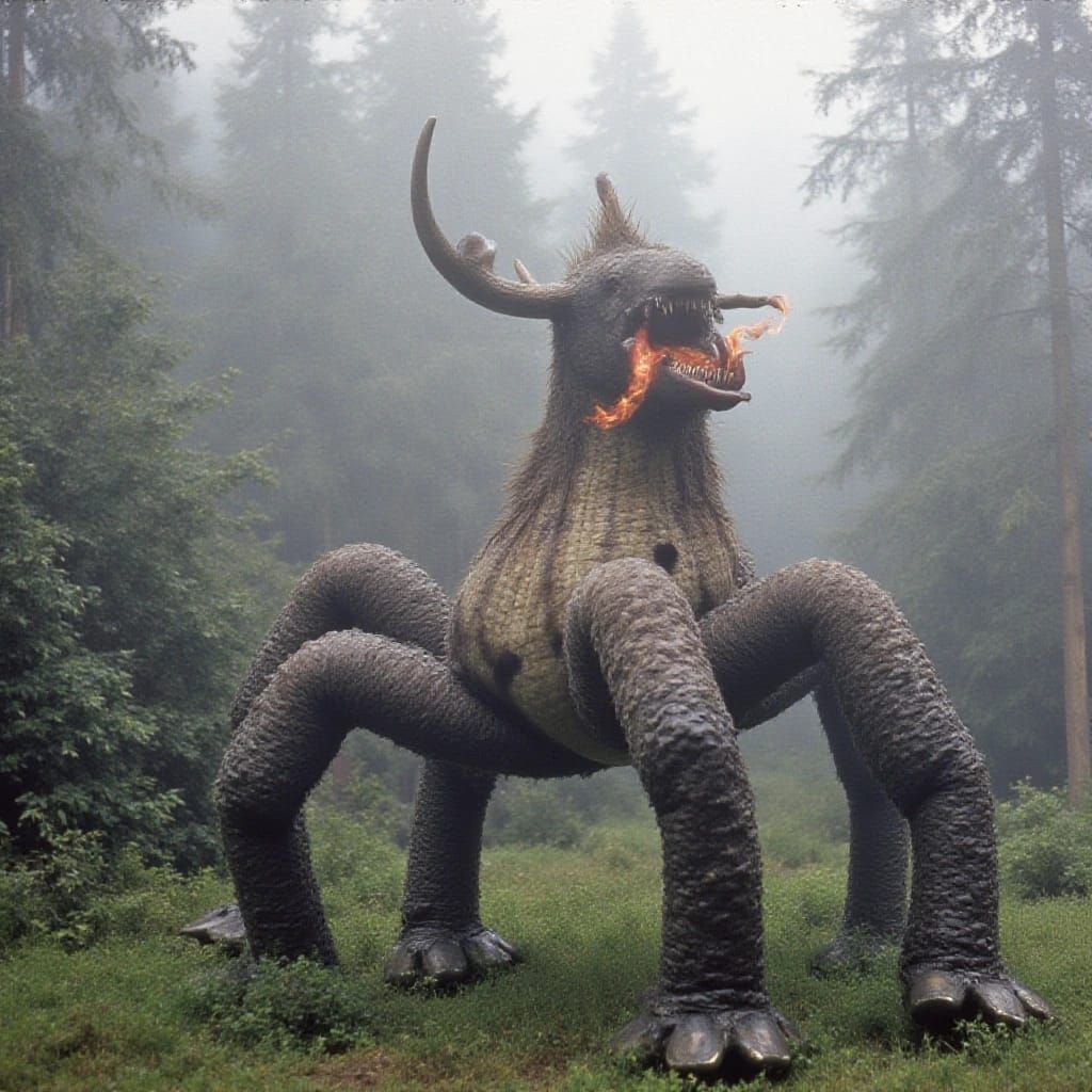 "And, as in uffish thought he stood,       The Jabberwock, w...