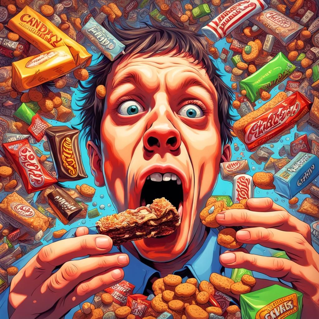 Junk Food Junkie AI Generated Artwork NightCafe Creator