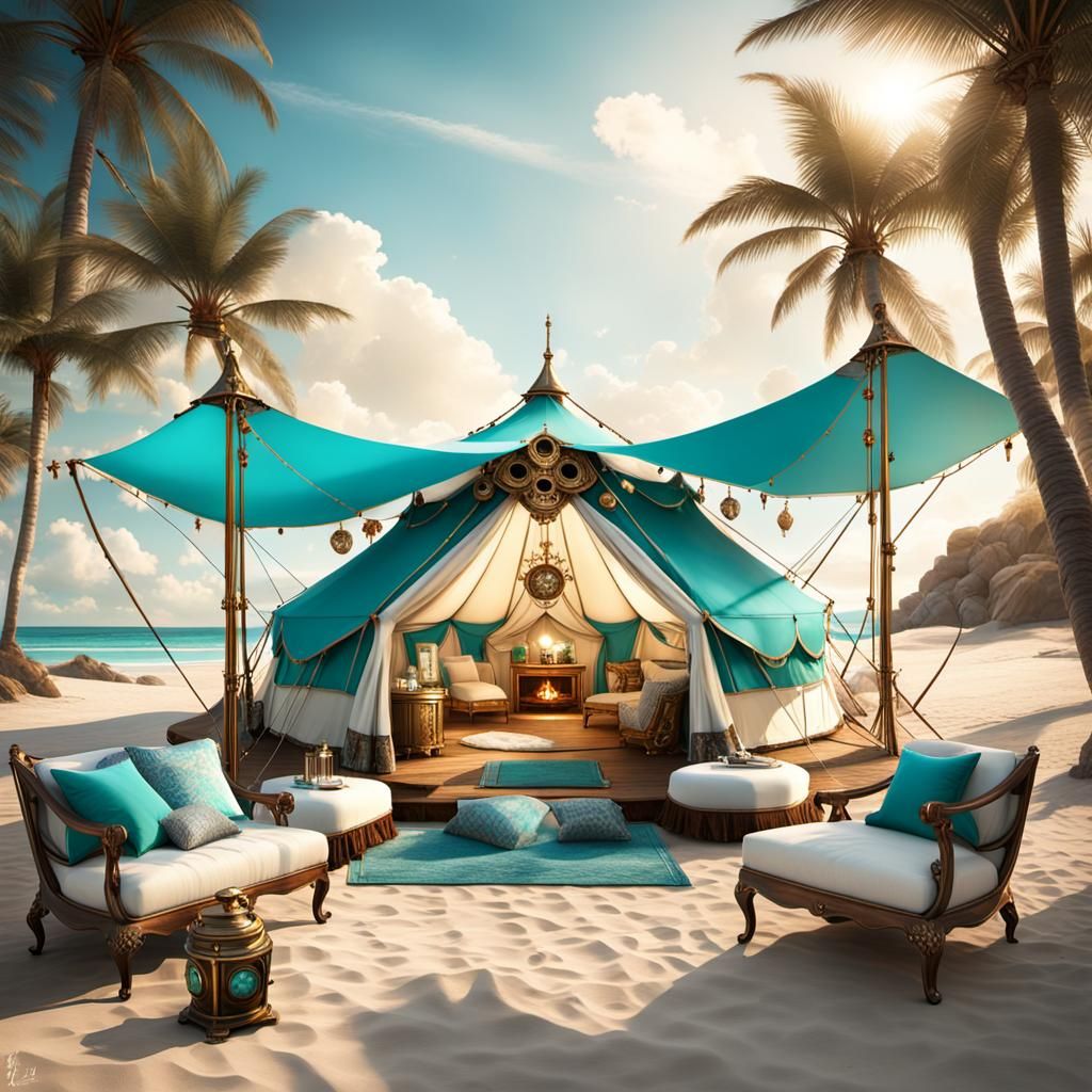 Seaside Glamping  by @Atlaxa