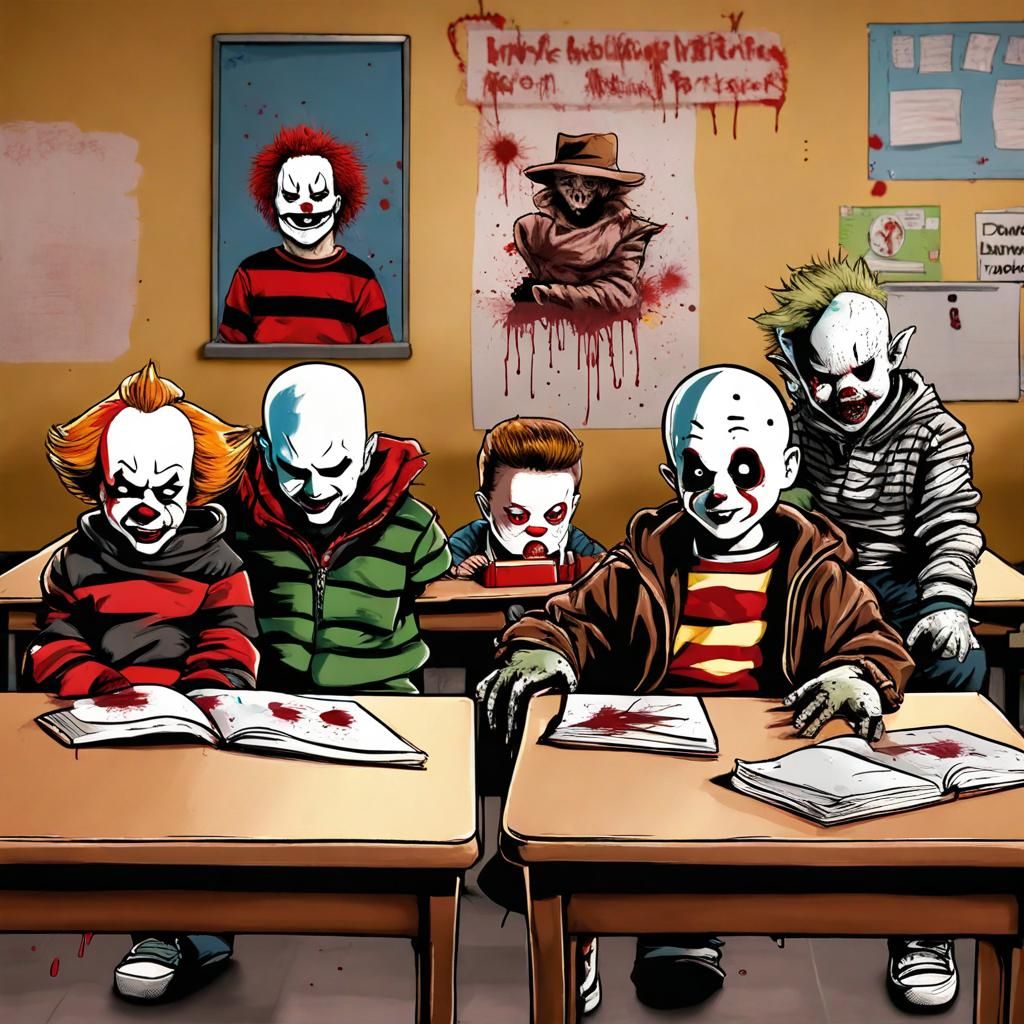 Class Clowns - AI Generated Artwork - NightCafe Creator