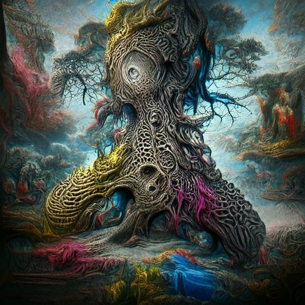 Magic Tree - AI Generated Artwork - NightCafe Creator